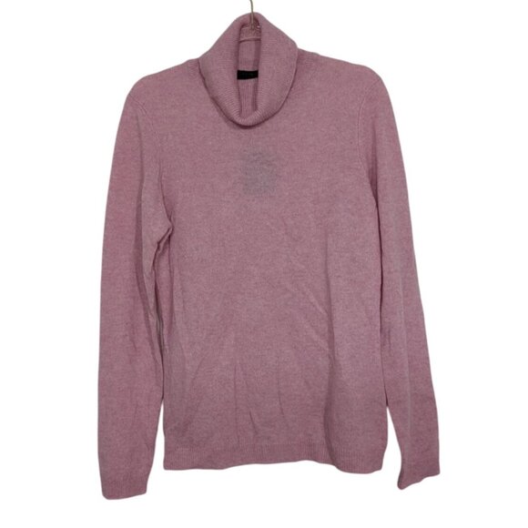 NEW Charter Club Luxury Cashmere Turtleneck Womens Petite Size Medium Pink - Picture 5 of 12